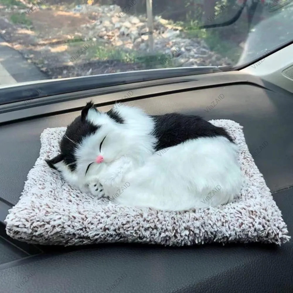 Sleeping cat interior decor