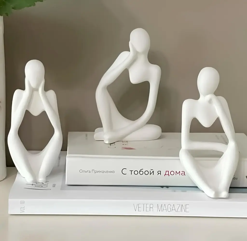Thinker men statue showpiece (Set of 3)