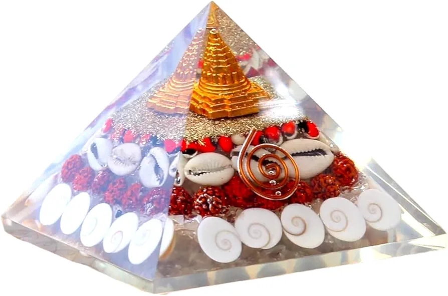Feng Shui pyramid crystal for wealth