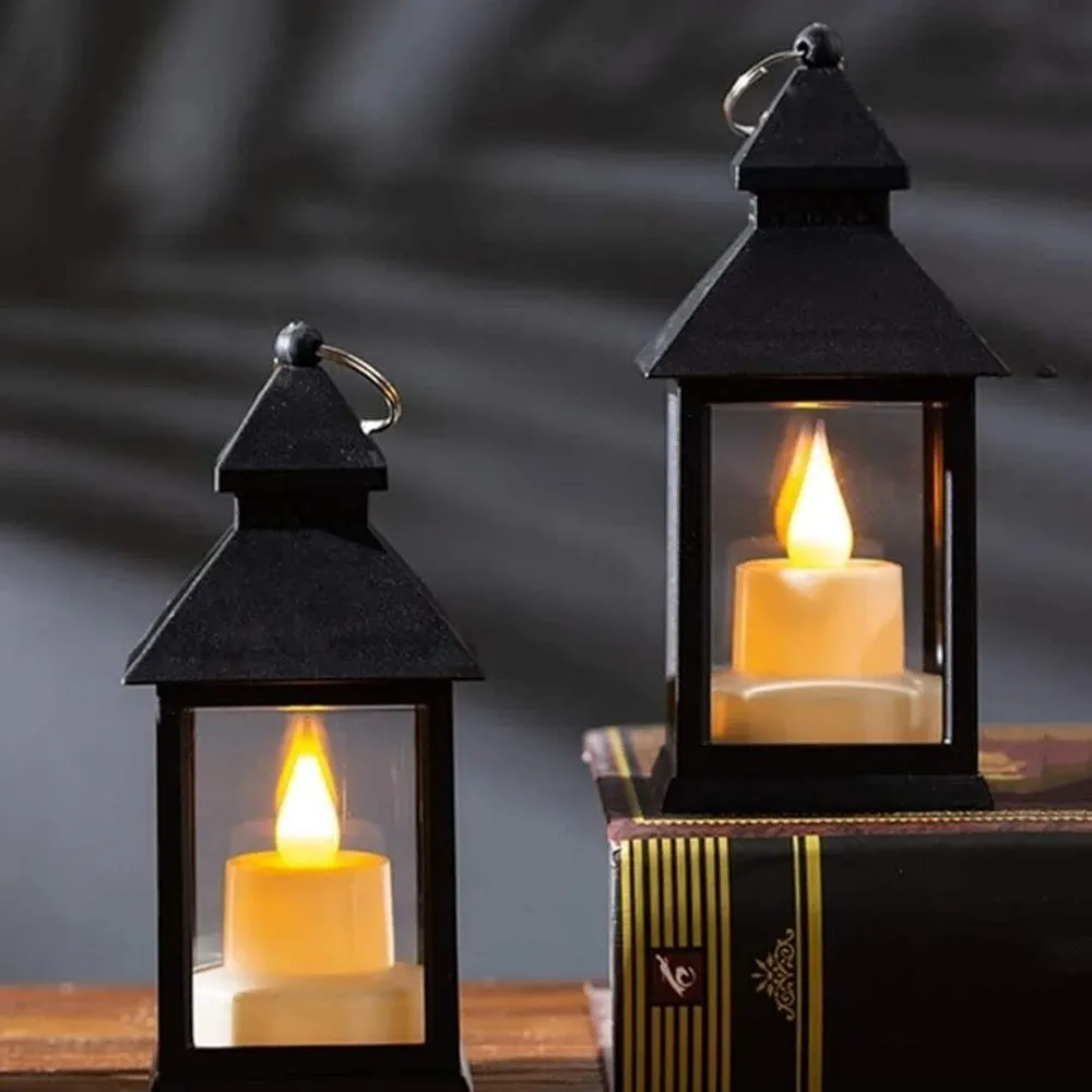 Acrylic hanging led candle holder
